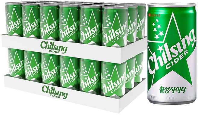 칠성사이다, 190ml, 60개