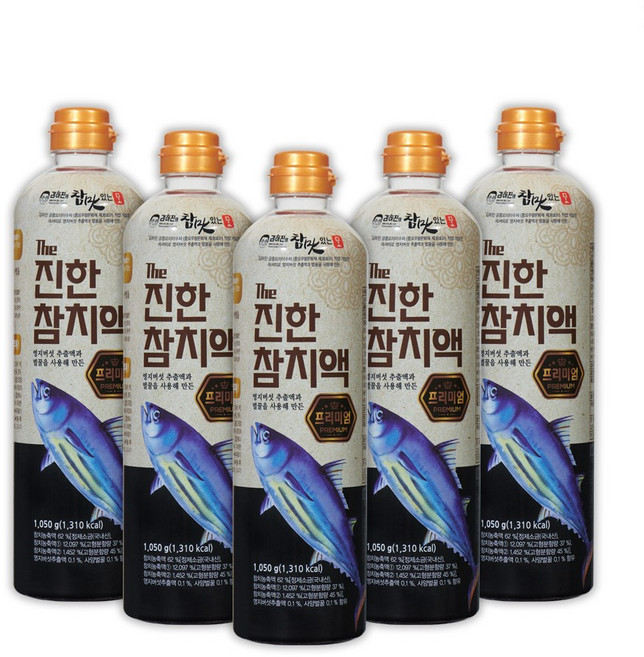 김하진의 참 맛있는 맛 The 진한 참치액, 1.05kg, 5개