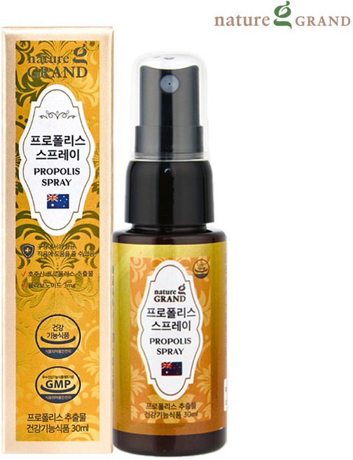네이처그랜드 호주산 프로폴리스 스프레이 구강항균, 1개, 30ml