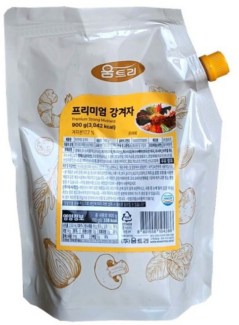 움트리 강겨자스파우트팩 900g 1개