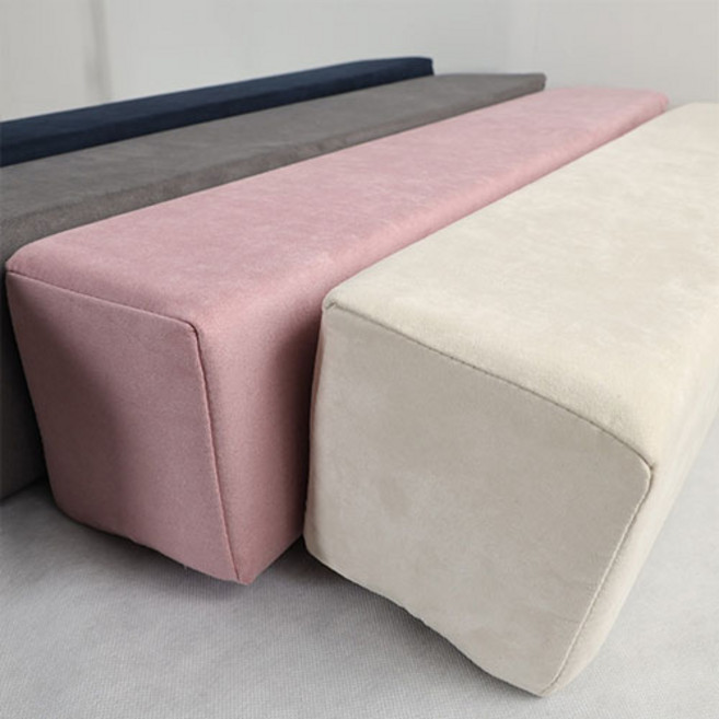 조브라운 극세사 침대 틈새 쿠션 스웨이드 침대 사이 쿠션, 100cm, 15cm, 15cm