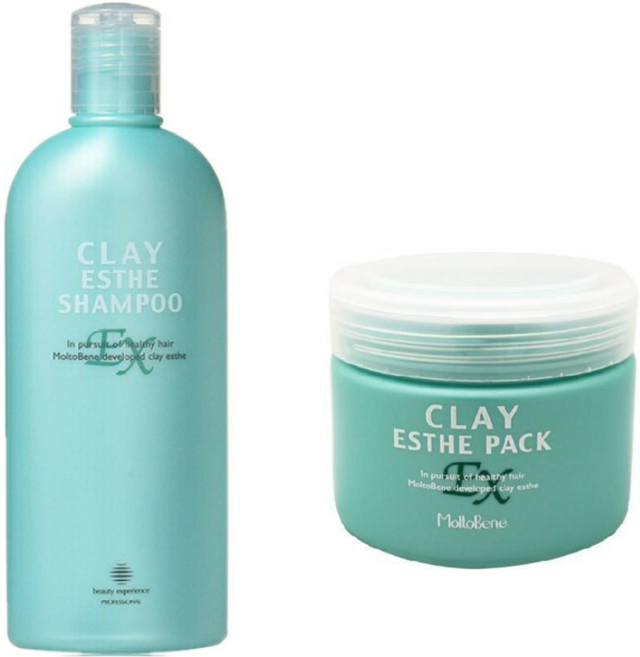 클레이에스테 샴푸 팩 EX 본품 세트