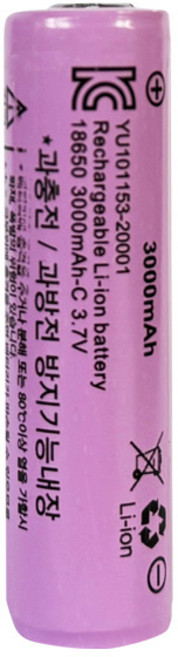 모이스 KC인증 리튬이온 배터리 3000mAh 보호회로 충전지 과전압방지 충전식 건전지, 1개, 1개입