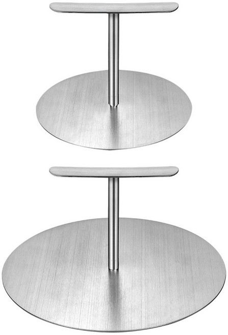 STAINLESS STEEL BURGER PRESS STEAK MEAT BAC, Diameter 12cm