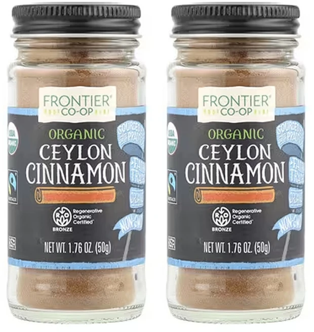 프론티어네츄럴프로덕트 2개X 실론 시나몬 50g(1.76oz), 50g, 2개 - 쿠팡