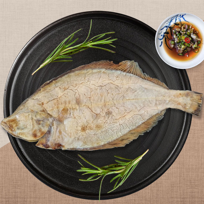 [밋앤밀] 숯불생선구이 숯불가자미(국내산) 480g, 없음, 1개