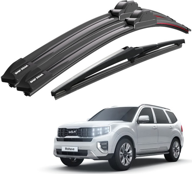 쉽딱 트리플 전면 후방 와이퍼 3P 세트, 모하비더마스터(19~현재)