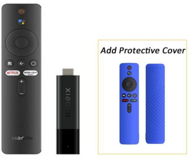 글로벌 버전 샤오미 미 TV 스틱 4K 안드로이드 TV 11 2GB RAM 8GB ROM 넷플릭스 와이파이 구글 어시스턴트, 4) Eu 플러그 - type 3, 1개