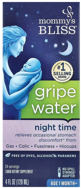 마미스블리스 나이트 타임 그라이프 워터 1개월 이상 120ml, 1개 - 쿠팡