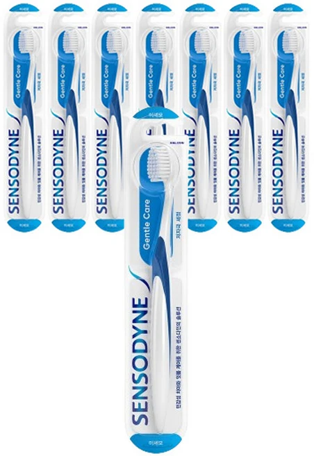 젠틀칫솔 8개 센소다인, 센소다인 젠틀칫솔, 8개, 1개 - 쿠팡
