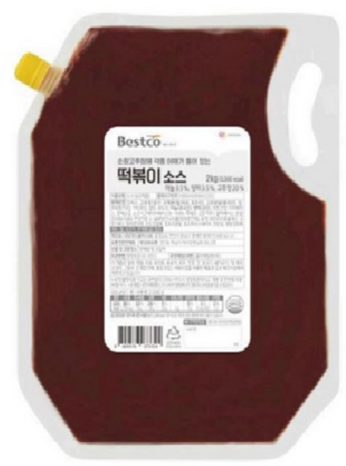 베스트코 떡볶이 소스, 2kg, 2개