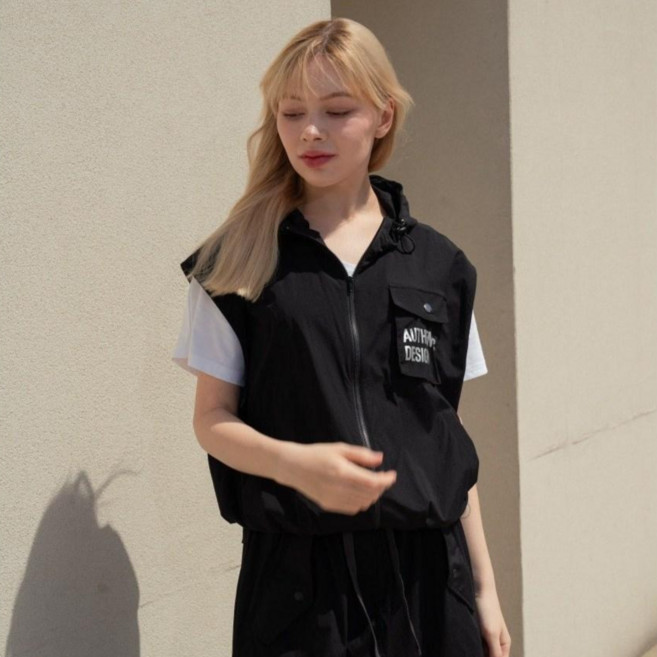 아델라이크 여성 여름 포켓 포인트 골프베스트 여자 빅사이즈 골프웨어 여름 파크골프옷 여름 쿨링조끼 여성 골프옷 동남아골프룩 여름골프옷 당일발송