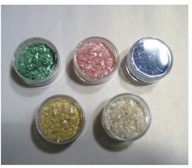 천연 자개가루 고운입자 5색세트, 1개, 공예품