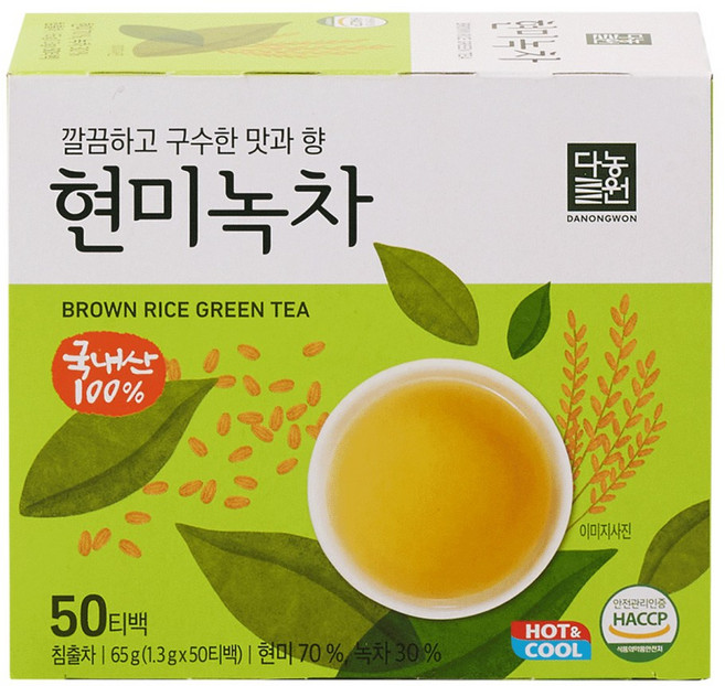 다농원 현미녹차 50티백, 1.3g, 50개입, 1개
