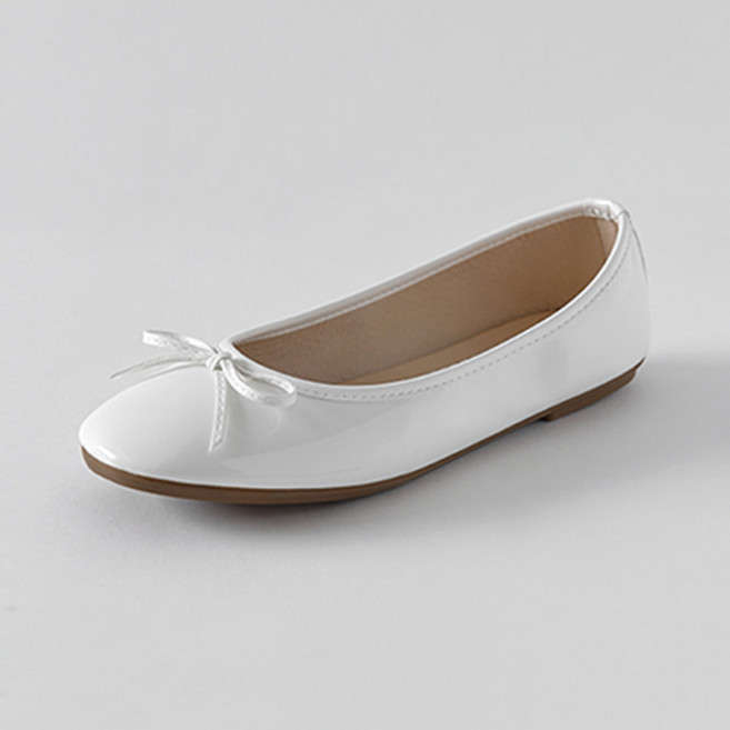 착한구두 카멜리아 리본 플랫슈즈 PLEMR1e107