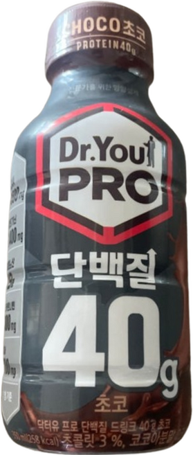 오리온 닥터유 프로 단백질 40g 초코 프로틴 음료, 350ml, 7개