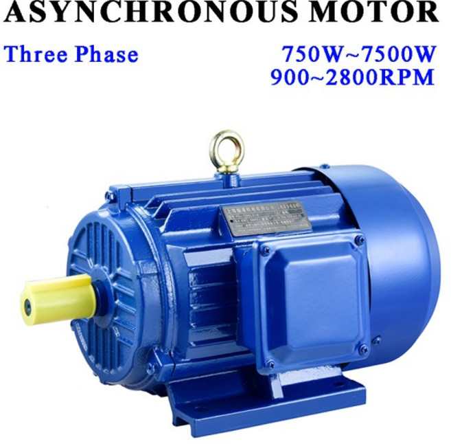 비동기 모터 750W 1100W 900RPM 380V AC 3 상 입력, 16 2200W 2800RPM
