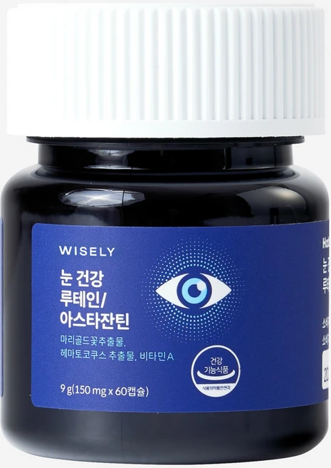 와이즐리 눈건강 루테인 아스타잔틴 비타민A(60일분), 1개, 60정 - 쿠팡