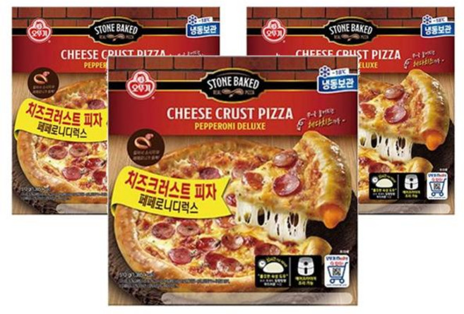 오뚜기 페페로니디럭스 치즈크러스트 피자 510g, 3개