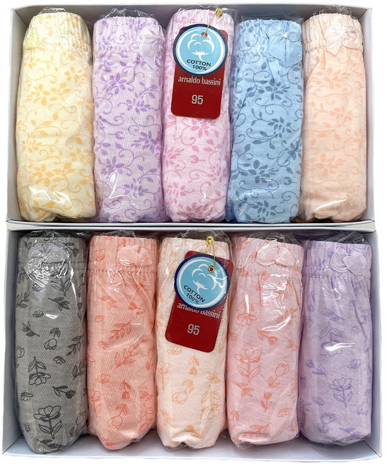 인유어스 아날도바시니 순면 100% 엄마속옷 할머니 팬티 빅사이즈 10종 세트 AB03+06