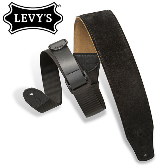 레비스 Levys Leather Right Height 스트랩 (MRHSP-BLK), 1개