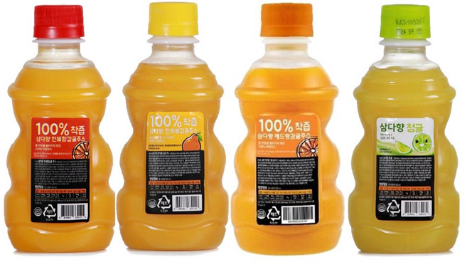 빙그레 삼다향 착즙주스 320ml 4종 혼합 8개(천혜향2+한라봉2+레드향2+청귤2)