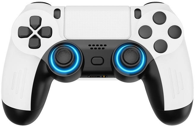 듀얼센스엣지 PS5 게임 컨트롤러 호환 유선 게임패드 플스컨트롤러, ps5 화이트 유선, 1개