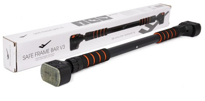 프로스펙스 흠집방지 안전철봉 V3, 블랙