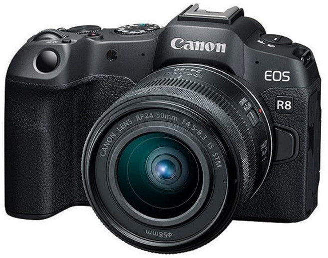캐논 EOS R8 카메라 + RF24-50 IS STM 렌즈 세트