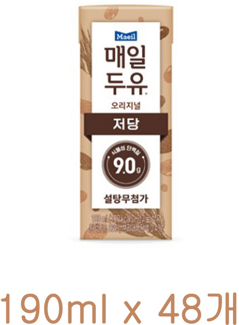 매일두유 식이섬유, 190ml, 48개