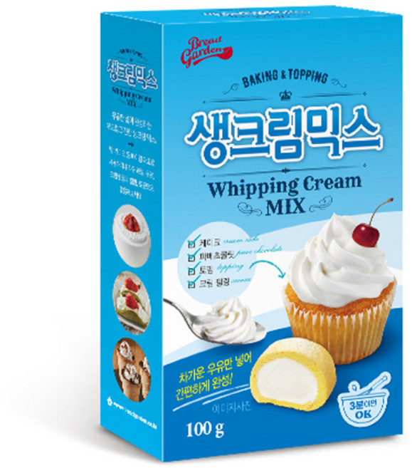 브레드가든 휘핑크림파우더 생크림믹스, 1개, 100g