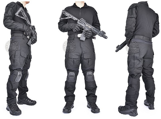 RST 紅星 GEN3 戰術套服 (含護具) 黑色
