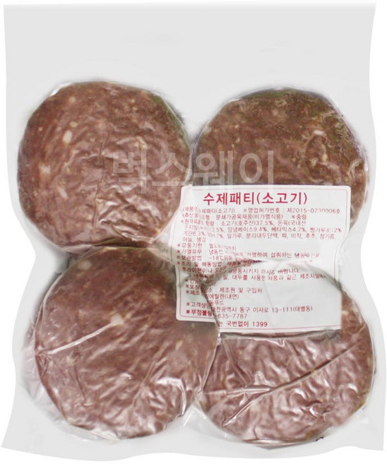 수제 소불고기패티 600g (10개입), 1개