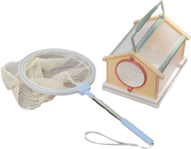 리르베베 곤충 관찰 채집통 잠자리채 세트, 1개(채집통+잠자리채)