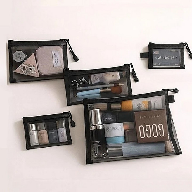 올비 메쉬 다용도 파우치 5종세트