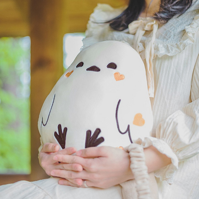 [토이블라썸] Made in Korea / 뱁이 낮잠쿠션 / 모찌쿠션 / 뱁새 쿠션 / 캐릭터쿠션 / 인형쿠션 / 자체제작 뱁새캐릭터