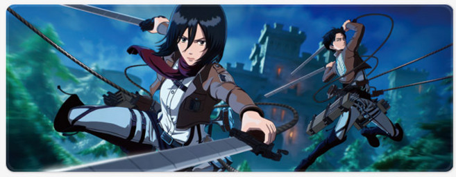 진격의거인 애니 가챠 마우스장패드 L 2XL 데스크매트, 02 진격의거인 L(800x300x4mm), 1개