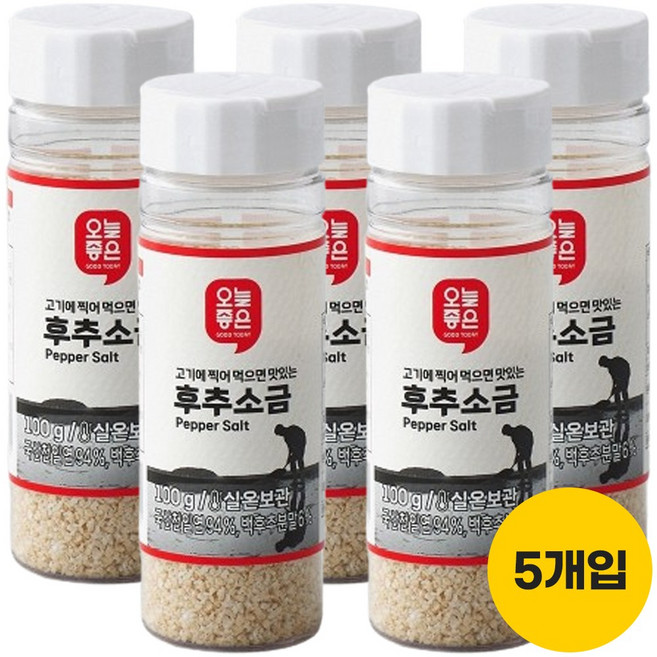 오늘좋은 후추소금 기획 100g*5개, 5개, 100g