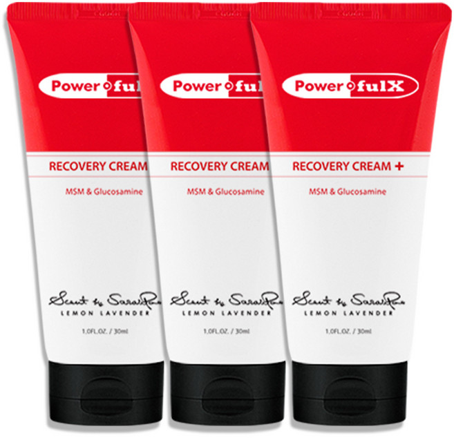파워풀엑스 리커버리크림 플러스, 30ml, 3개