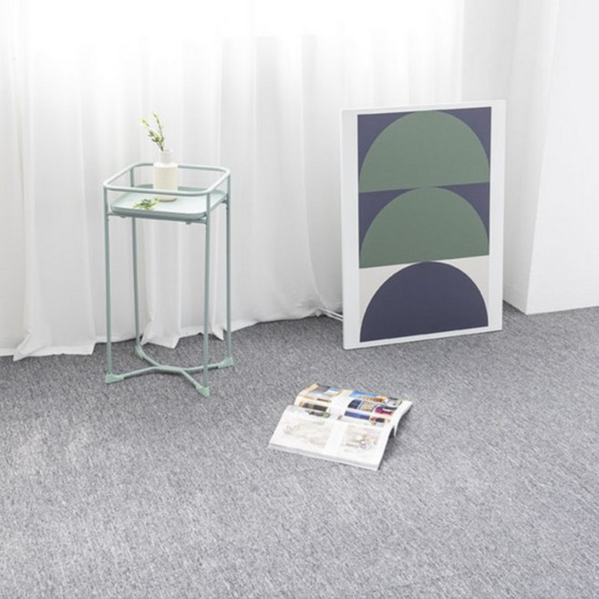 문고리닷컴 패브리코 바닥접착식 셀프 인테리어 타일카페트4색(가로50cm 세로50cm 두께5mm) 20장 1세트