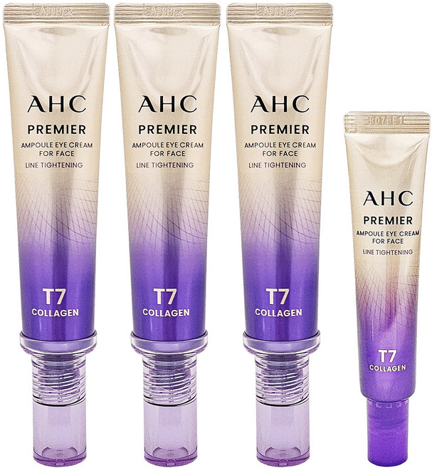 2025 최신상 AHC 아이크림 시즌13 프리미어 앰플 포 페이스 라인 타이트닝 40ml 3개+12ml 1개, 132g