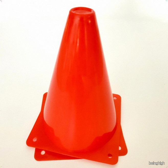 트레이닝 고깔 축구 훈련용 콘 레드, 1개