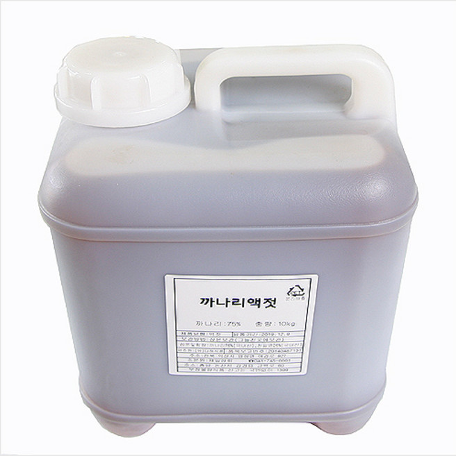 까나리액젓 원액 [강경제일젓갈], 1개, 10kg