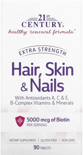 헁복하고 건강하세요 21st Century 모발 피부 및 손발톱 90정 늘 챙기셔야합니다 - 쿠팡