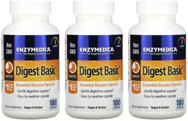 엔자이메디카 다이제스트 베이직 Digest Basic 고약사효소 180정 3통, 3개 - 쿠팡
