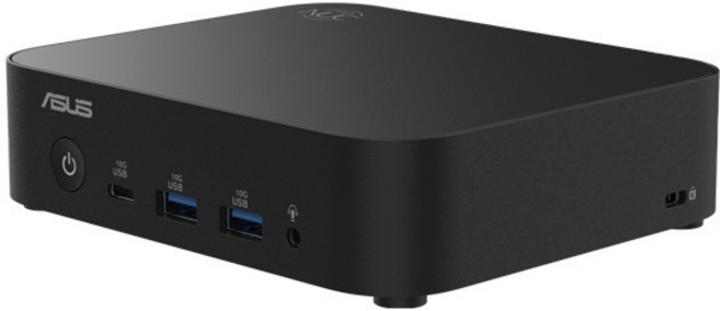 ASUS 미니PC NUC14MNK15 (Essential Mill Canyon) N150 8GB RAM + 256GB NVMe SSD 추가, Free DOS, 블랙