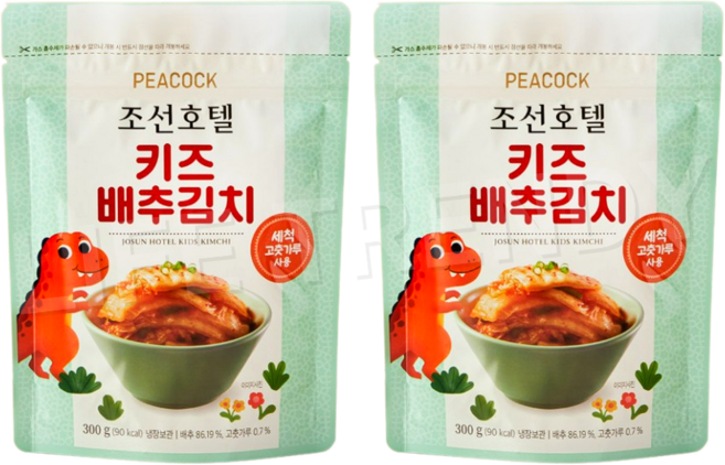 피코크 조선호텔 키즈 배추김치 300g X 2개(냉장), 2개