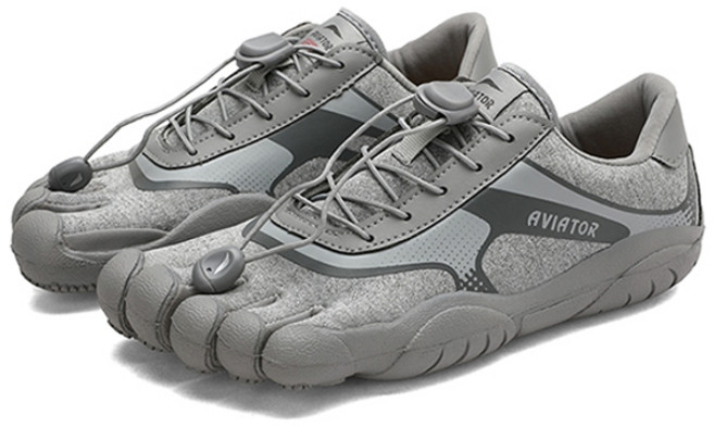 발가락신발 스쿼트화 크로스핏 헬스 필라테스화 4계절 남녀공용, 250, 그레이 다크 그레이, 1개