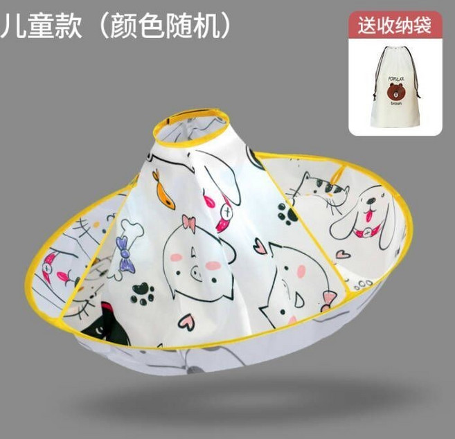 成人理髮圍布 兒童剪髮圍兜 鬥篷 不沾髮 居家必備, 1個, 大號兒童款+收納袋