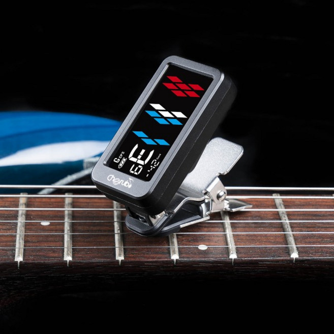 체럽 충전식 WST-905Li 플로우 튠 클립 튜너 조율기 튜닝기, 1개